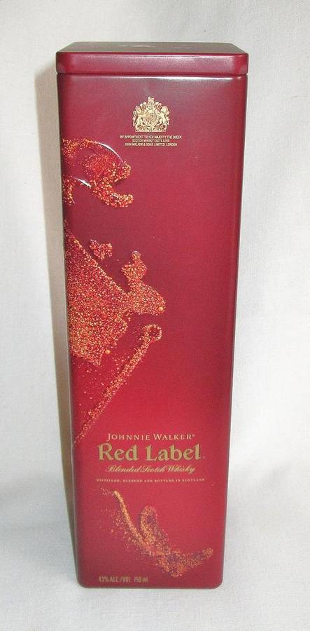 Advertising Tin - Johnnie Walker Red Label Whisky from Blisful