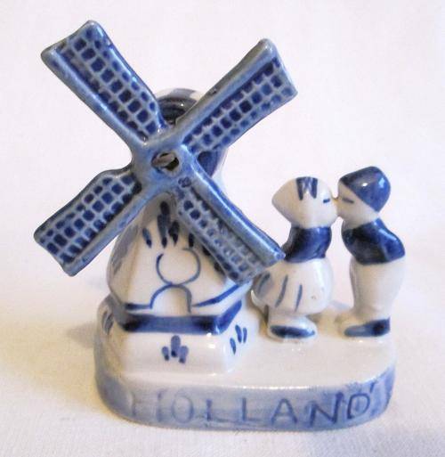 Vintage Delft Windmill from Blisful