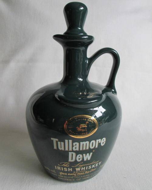 Vintage Tullamore Dew Irish Whiskey Demijohn from Blisful