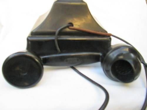 c1930's Art Deco Bakelite Siemens Brother London Pyramid Telephone from Blisful
