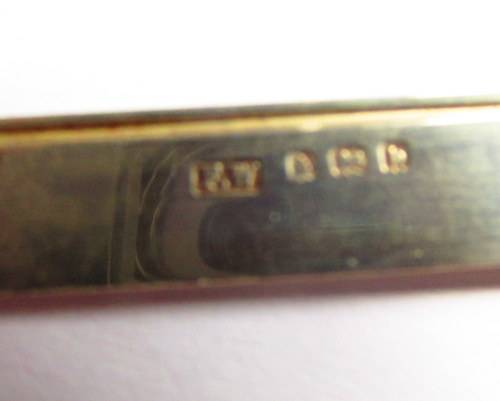 Antquie English Hallmarked Solid Silver Pen/Fruit Knife from BLISFUL