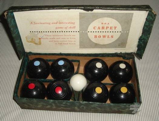 BOXED - ENGLISH INDOOR BOWLS from BLISFUL