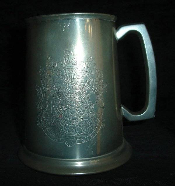 ENGLISH SHEFFIELD COMORATIVE TANKARD from BLISFUL