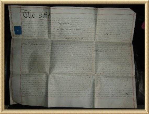 1860 - ORIGINAL ENGLISH DOCUMENT - CONDITION of AGREEMENT for 1000 pounds from BLISFUL