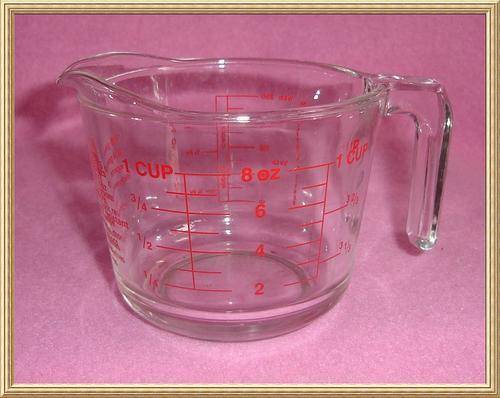 French Glass Measuring Jug from Blisful