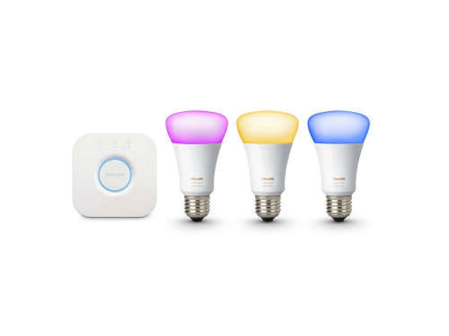 Philips Hue White and Colour Ambiance Wireless Lighting E27 Starter Kit (Takealot sells at R4,950)