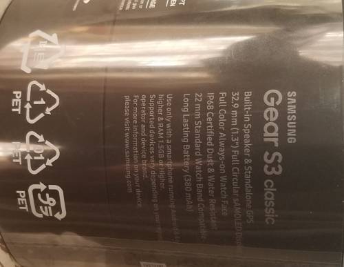 SAMSUNG GEAR S3 CLASSIC SEALED NEVER OPENED