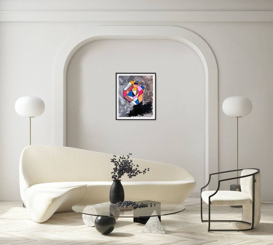 Hilton Edwards Abstract Art Painting - Portrait Series
