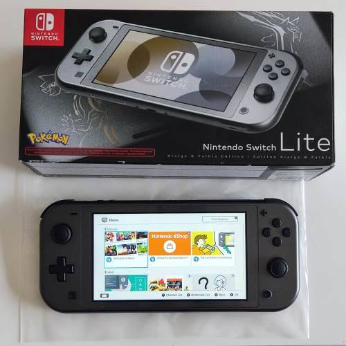 Nintendo switch lite Pokémon Dialga+Palkia Edition with box