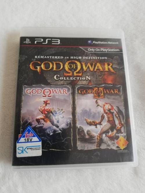 Playstation 3 game God of war collection