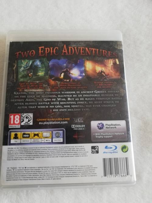 Playstation 3 game God of war collection