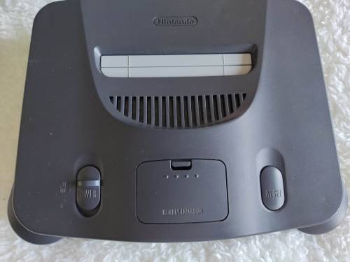 Nintendo 64 console with box