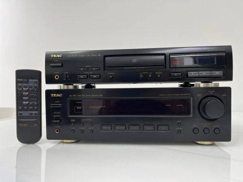 TEAC AG-780 AM/FM Stereo Receiver & TEAC CD-P1100 Compact Disc Player + TEAC Remote