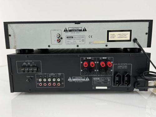 TEAC AG-780 AM/FM Stereo Receiver & TEAC CD-P1100 Compact Disc Player + TEAC Remote