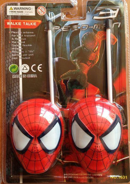 spiderman Walkie talkie