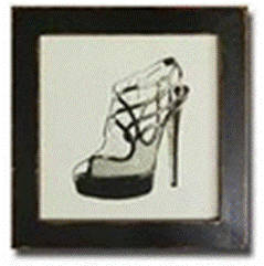 Framed Stiletto Print (60cm x 60cm)