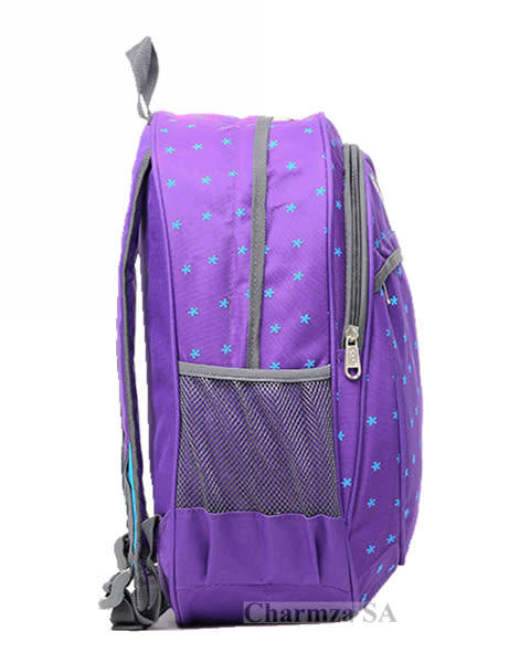 Charmza School Bag Backpack Purple
