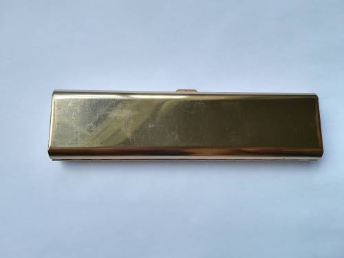 14K Sheaffer Targa Brass fountain pen