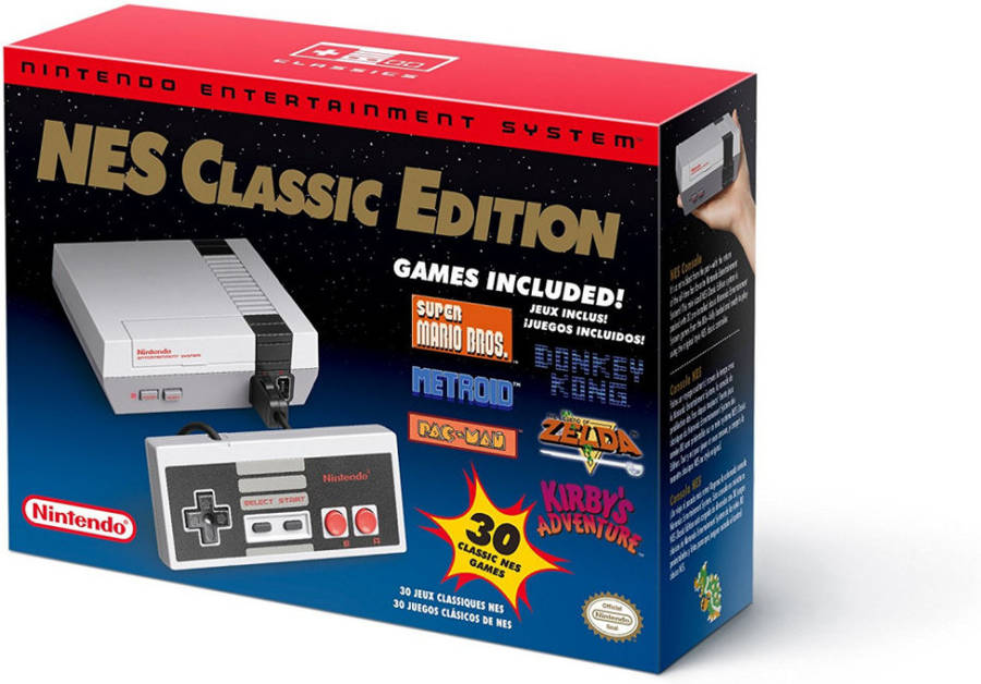 Nintendo NES Classic Edition (30 built-in games, brand new PLUS extra Nintendo controller)