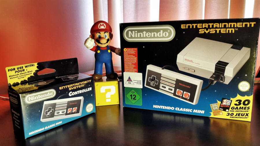 Nintendo NES Classic Edition (30 built-in games, brand new PLUS extra Nintendo controller)