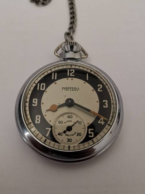 Vintage Ingersoll Pocket Watch - Needs Repairs