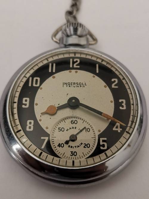Vintage Ingersoll Pocket Watch - Needs Repairs