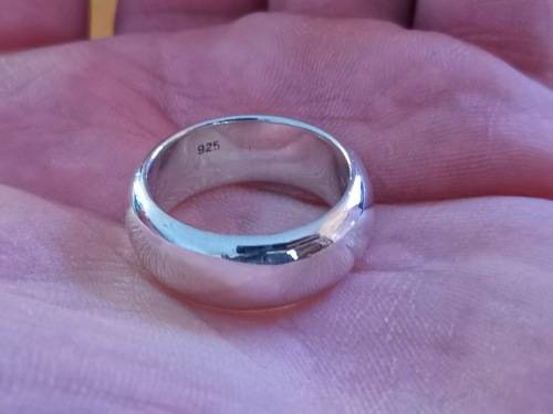 Massive Bulky 925 Mens Silver Ring