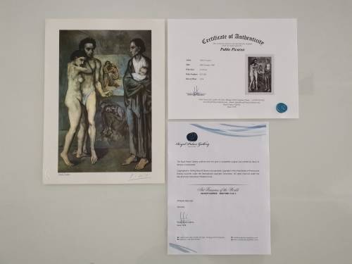 Hand Signed Picasso Print - Rare