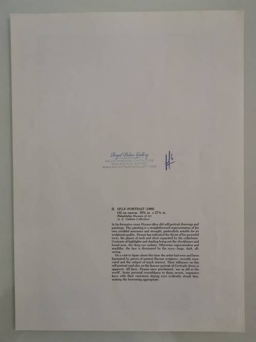 Hand Signed Picasso Print - Rare