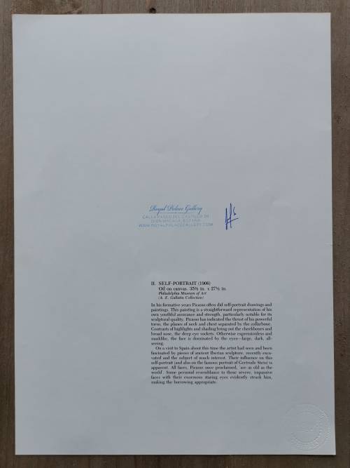 Hand Signed Picasso Print - Rare