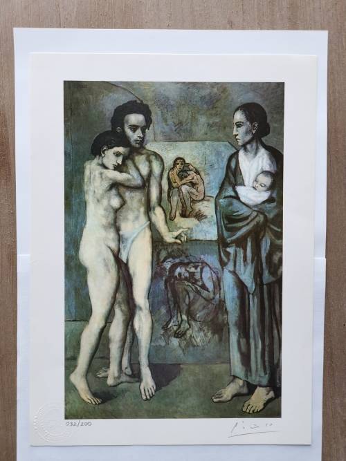 Hand Signed Picasso Print - Rare