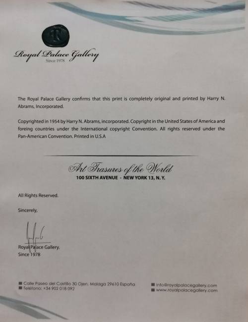 Hand Signed Picasso Print - Rare