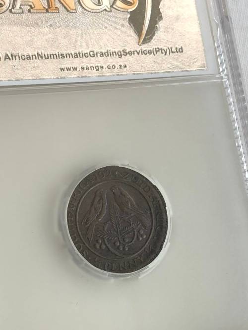 1924 Quarter Penny SANGS AU53BN