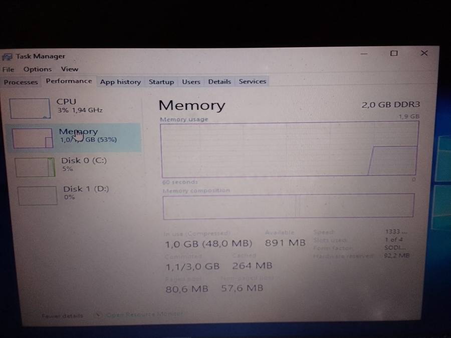 Toshiba Satellite C660 Laptop (Read)