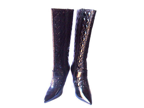 Stunning Goya Sense of Shoes Black Boot Size 5