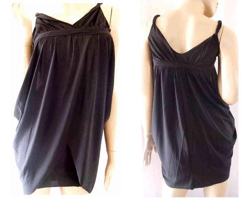 Sexy Drop Layer Package Hip Tutu Dress Twist Straps Black Size 30/32
