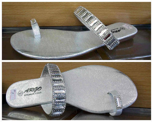 Diamante Toe Ring Summer Sandals Size 8