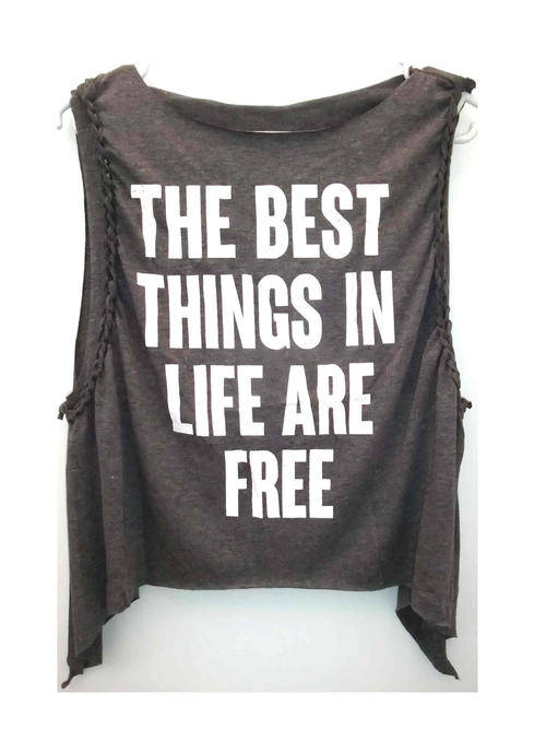 Casual Vest Short Tops Beach Shirt Size 38/40 Color Black