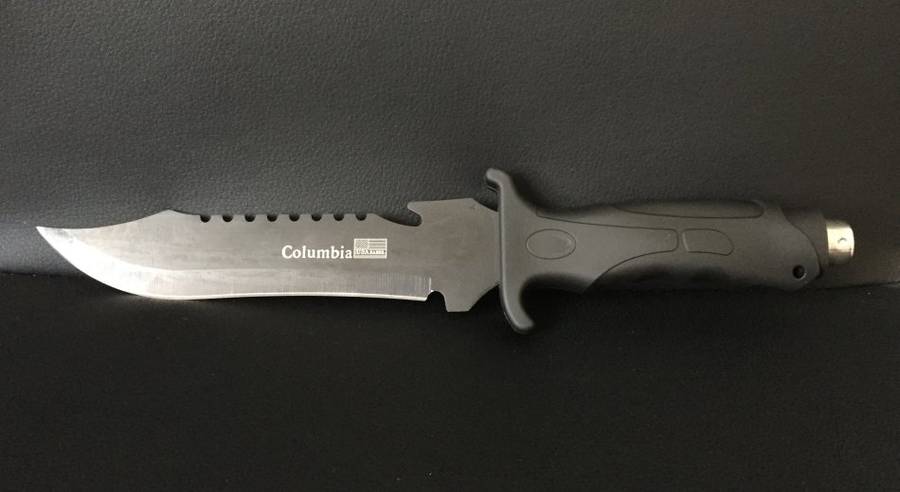 Columbia Survival Knife Saw Back Knife