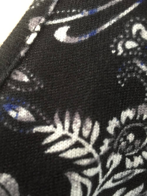 Floral Tunic Long Sleeve Top Color Black Size L