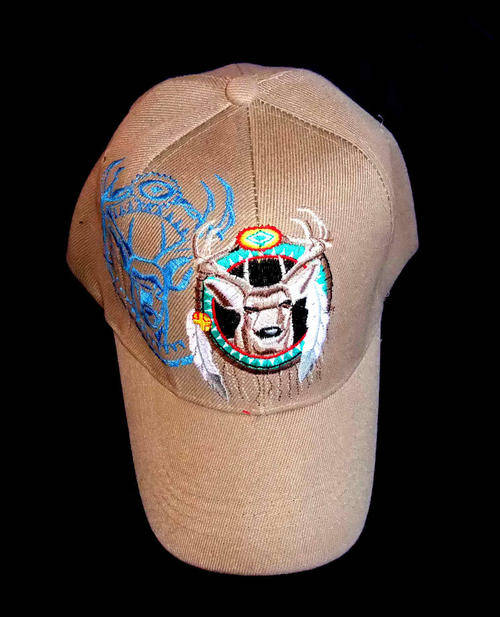 CARIBOU Embroidered Unisex CAP - Camel