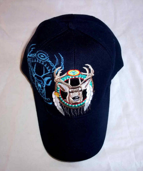 CARIBOU Embroidered Unisex CAP - Blue