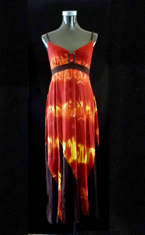 ** Promotion Sales ** SEXY SOLAR FLARE LONG DRESS 32,34,36