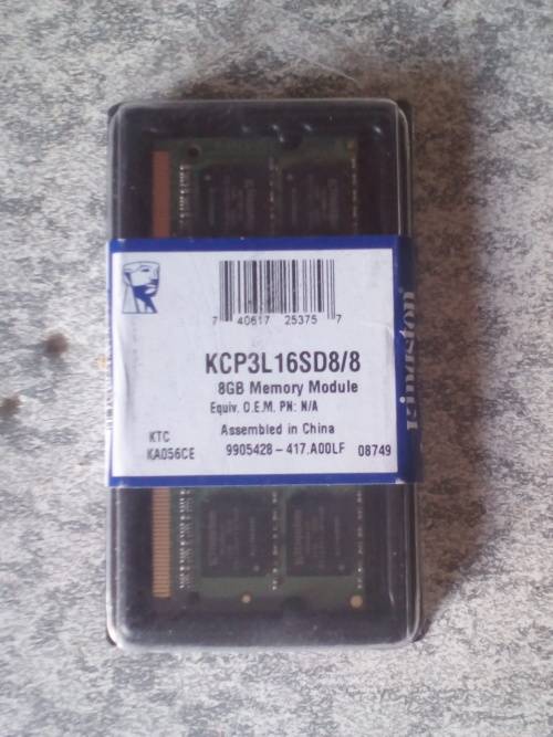 Kingston 8gig DDR3 1600mhz
