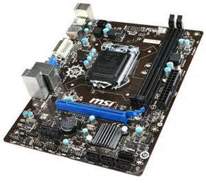 MSI H81 Board, i5 CPU & 4gig Memory Combo