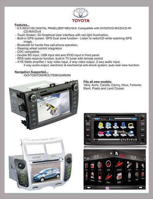 Buy Now: GPS Car Radio System for Toyota