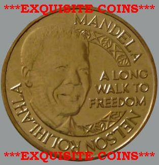 10 X SCOIN MEMENTO MANDELA LONG WALK TO FREEDOM COINS 1976 -1980 @@@@ A CRAZY R1 START