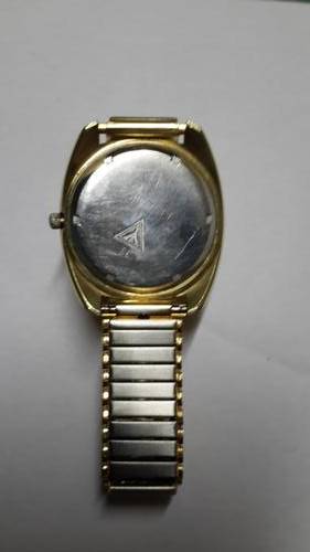Omega Electronic F300Hz Geneve Chronometer Gold Plated Watch