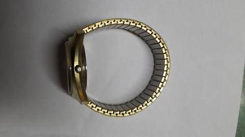 Omega Electronic F300Hz Geneve Chronometer Gold Plated Watch