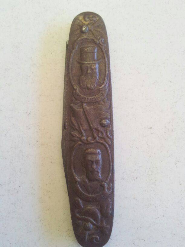 Original De Wet and Kruger pocket knife - Eendracht maakt Macht